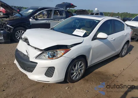 2012 Mazda Mazda3 I Grand Touring из США, поврежденный, VIN JM1BL1W74C1528018